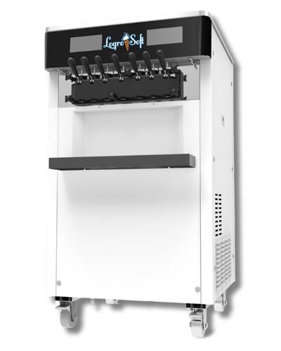 Máquina de sorvete LS-725C com 7 bicos